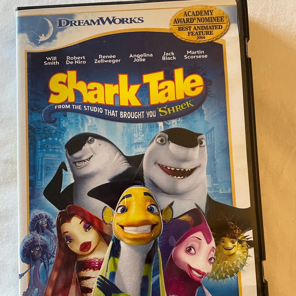 Shark Tale DVD cartoon animation